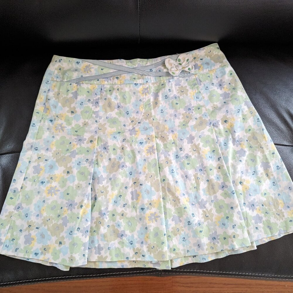 Kenzie Pastel  Floral Print Skirt - size 12